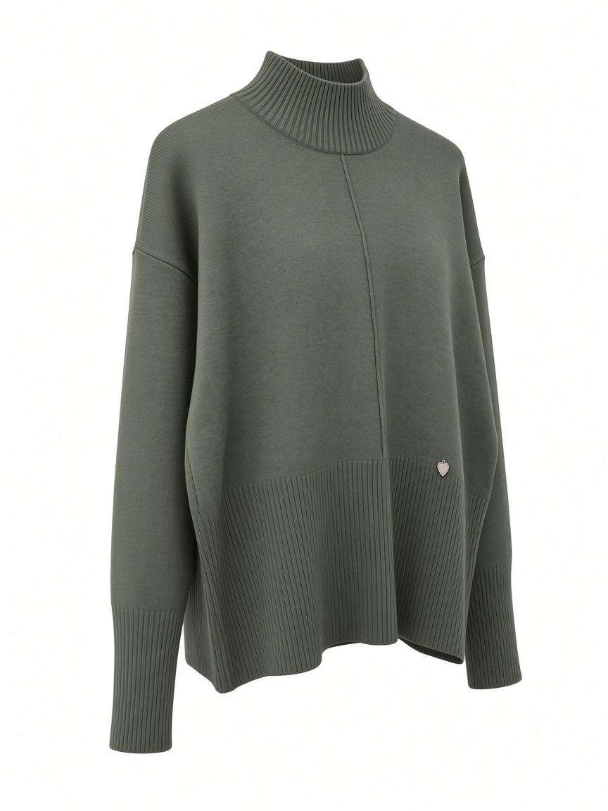 Dámsky rolák N.EVERY DAY GREEN MELANGE Zelená  s.WEAR 3
